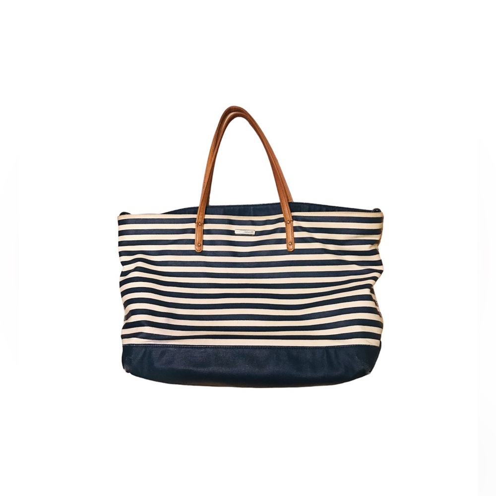 Beautiful Rebecca Minkoff nautical blue and white striped tote - Picture 13 of 14